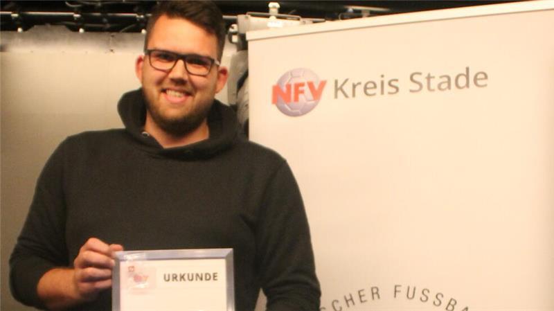Marvin Gudd pfeift seit 15 Jahren.