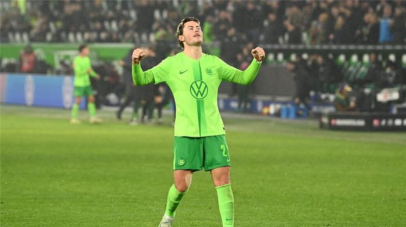 Wolfsburger Erfolgsserie: „Haben lange darauf warten müssen“ Matchwinner gegen Mainz: Wolfsburgs Jonas Wind.