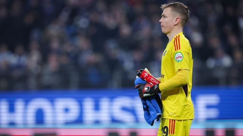 Matheo Raab stand nach seiner Verletzung wieder im HSV-Tor.