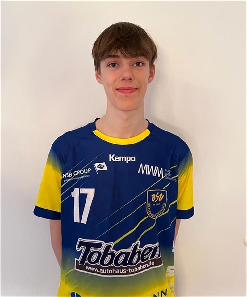 Treffsicher: Mats Anschütz ist Handballer der Woche Mats Anschütz vom Buxtehuder SV
