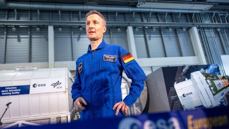 Matthias Maurer im Astronautenzentrum der Europäischen Weltraumorganisation ESA.