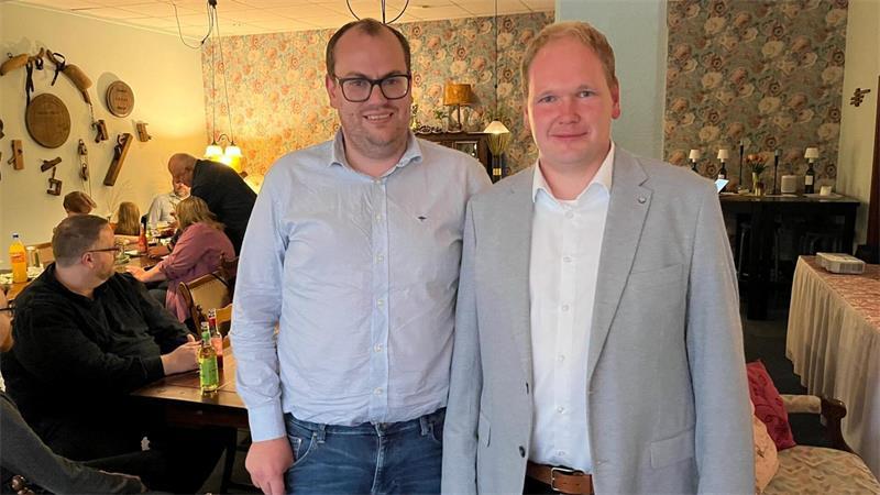 Matthias Mittlmejer (links) und Florian Kunze von der Harsefelder SPD.
