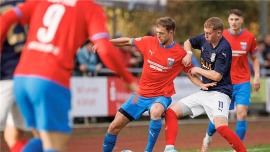 Matti Steinmann agierte im defensiven Mittelfeld. Er schoss per Strafstoß das 1:1.