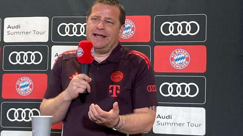 Max Eberl berichtet in Seoul über ein erstes Gespräch mit Kimmich über dessen Bayern-Zukunft.