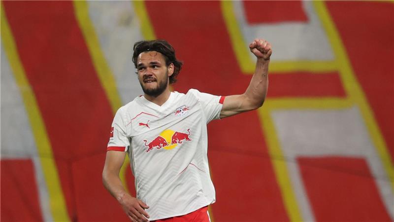 Max Finkgräfe steht mit RB Leipzig vor dem Einzug in die Champions League. (Archivbild)