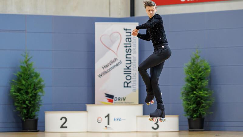 Volles Risiko wird belohnt - VfL Stade hat zwei Deutsche Meister Max Grüschow stand alle schwierigen Sprünge sauber.