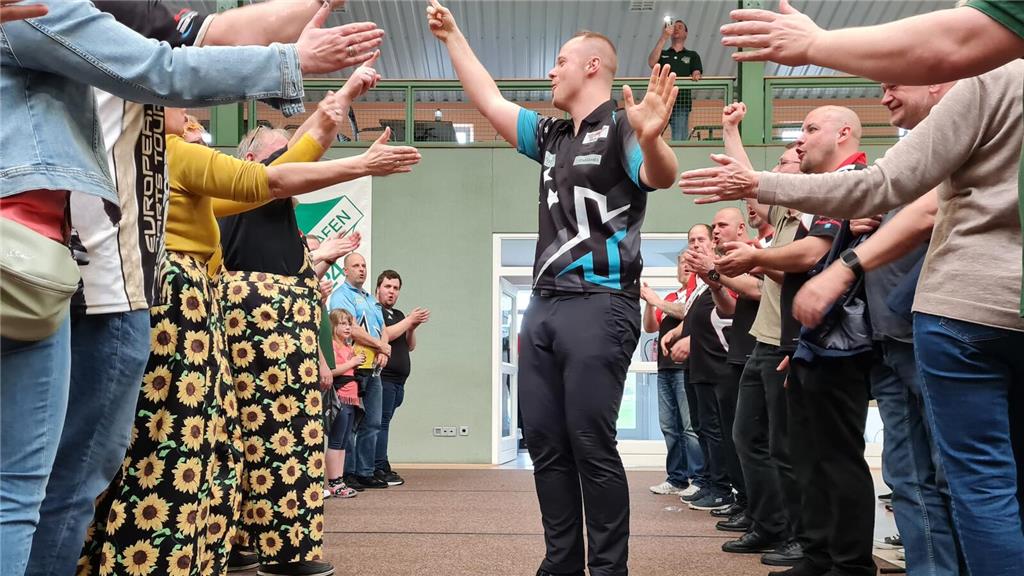 Max Hopp (mittig) fühlte sich auf dem Turnier sehr wohl.