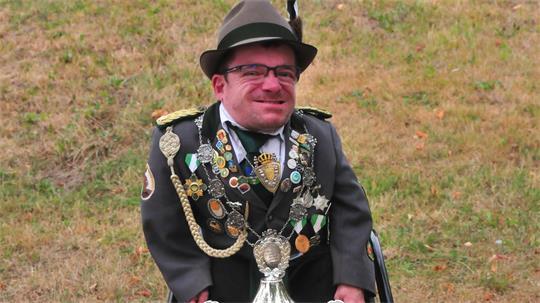 Max Prigge ist der neue Schützenkönig und Pressewart des Schützenvereins Bützfleth.