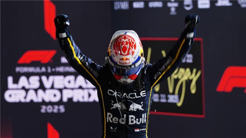 Max Verstappen siegt in Las Vegas – der Weltmeister jubelt erneut