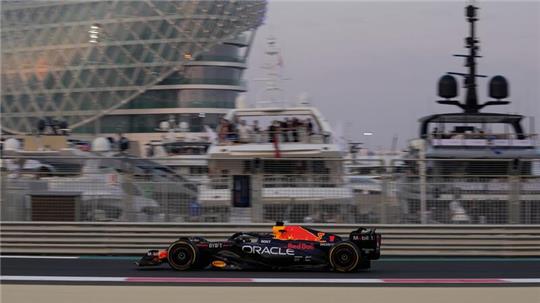 Max Verstappen wurde im zweiten Training in Abu Dhabi Dritter.