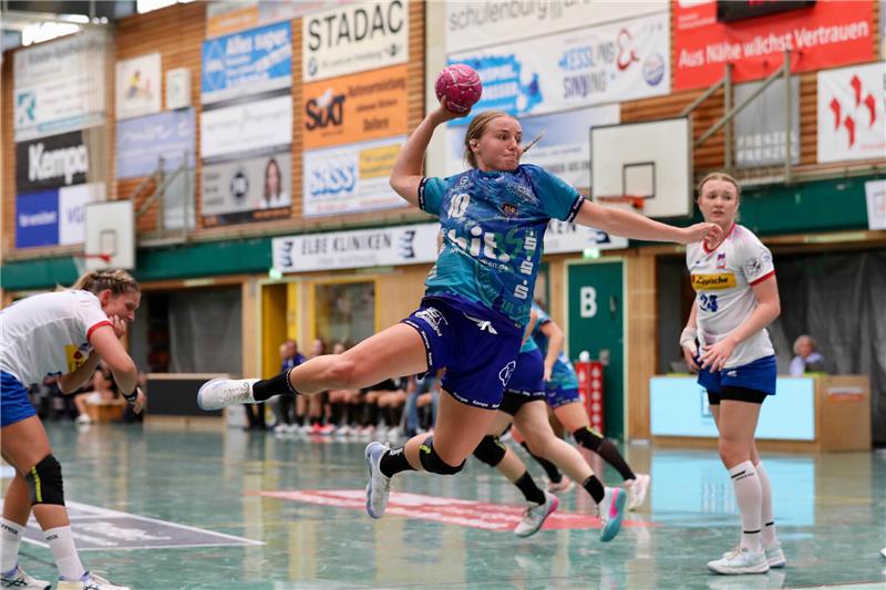 "Maxi Mühlner ist eine vorbildliche Teamplayerin", lobt BSV-Trainer Dirk Leun. Foto: Dieter Lange