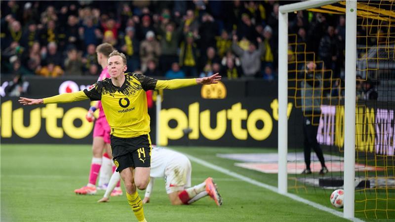 Maximilian Beier erzielte das scheinbar beruhigende 2:0.