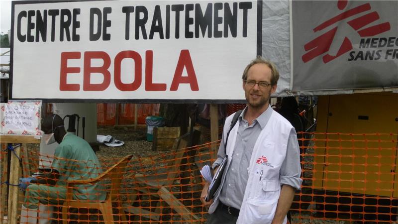 Maximilian Gertler war für die Ärzte ohne Grenzen schon mehrfach im Ebola-Einsatz (Handout)