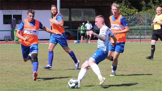 Maximilian Puschmann vom MTV Hammah II traf dreimal beim 8:1 gegen den VfL Fredenbeck.