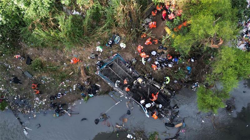 Mehr als 50 Tote bei Busunglück in Guatemala.