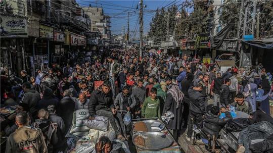 Mehr als eine Million Binnenflüchtlinge halten sich in Rafah auf.