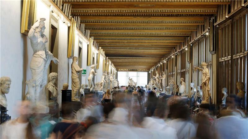 Mehr als fünf Millionen Besucher kommen jedes Jahr in die Uffizien. 