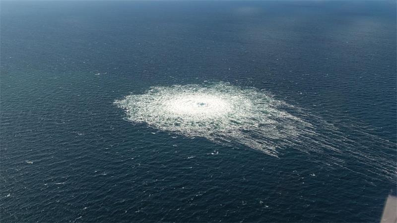 Mehrere Sprengungen in der Nähe der dänischen Ostseeinsel Bornholm hatten die beiden Nord-Stream-Pipelines im September 2022 beschädigt. (Archivbild)