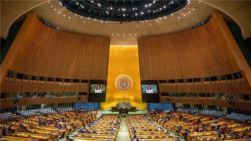 Druck auf Israel wächst - Deutschland bremst bei Sanktionen Mehrere arabische Staaten forderten bei der UN-Konferenz zur Zweistaatenlösung ein Ende der Hamas-Herrschaft im Gazastreifen. (Archivbild)
