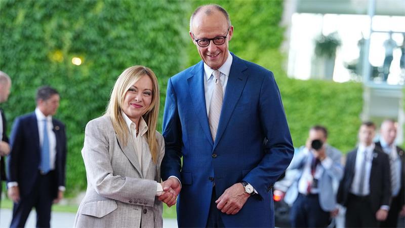 Meloni hat sich zuletzt mit Trump eine öffentliche Auseinandersetzung geliefert.