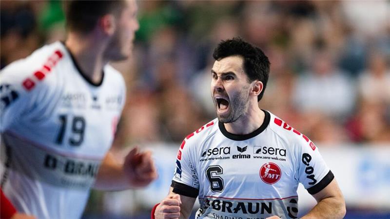 Der Riese und die „Spielmaus“: Ist Melsungen titelreif? Melsungens Erik Balenciaga ist der kleinste Spieler der Handball-Bundesliga.