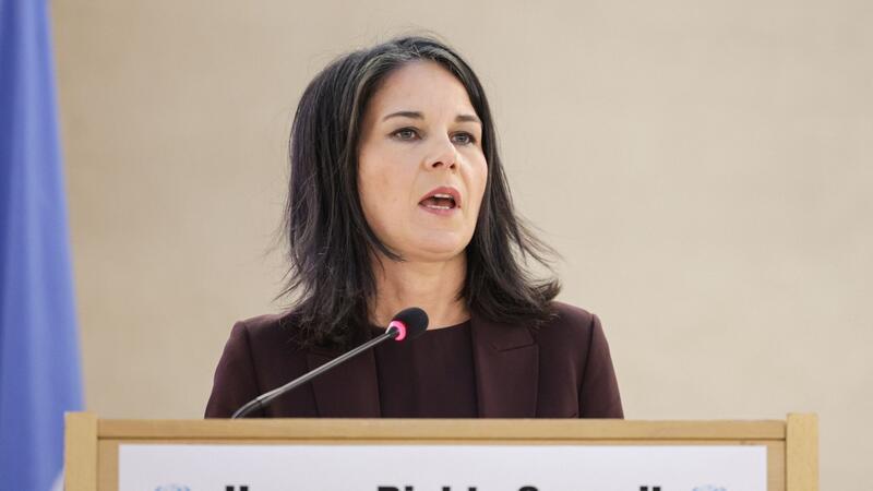 „Menschenrechte sind nichts westliches, nördliches, östliches oder südliches. Sie sind universell“: Bundesaußenministerin Annalena Baerbock.