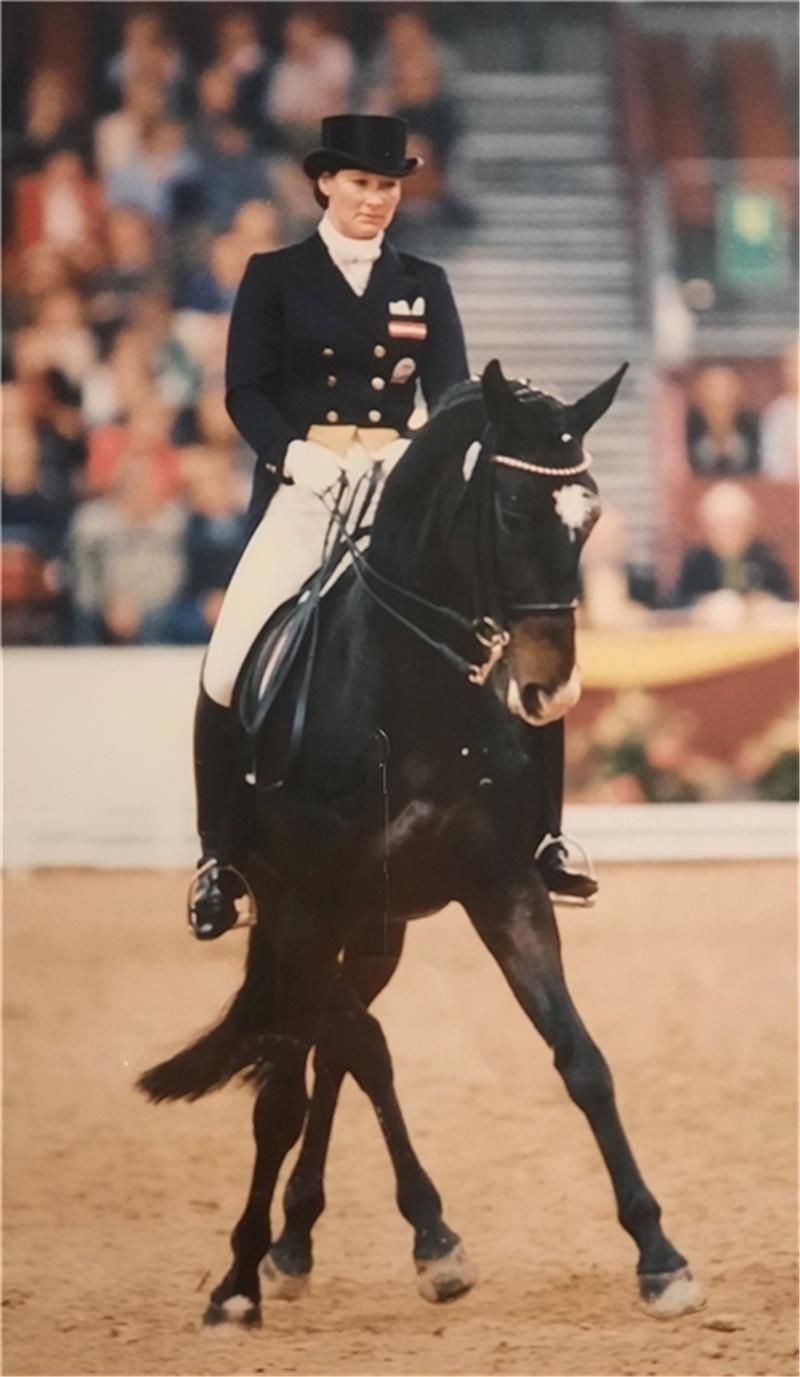 Merlin TSF aus dem Stall Böhn startete mit Caroline Hatlapa 1996 bei den Olympischen Spielen.