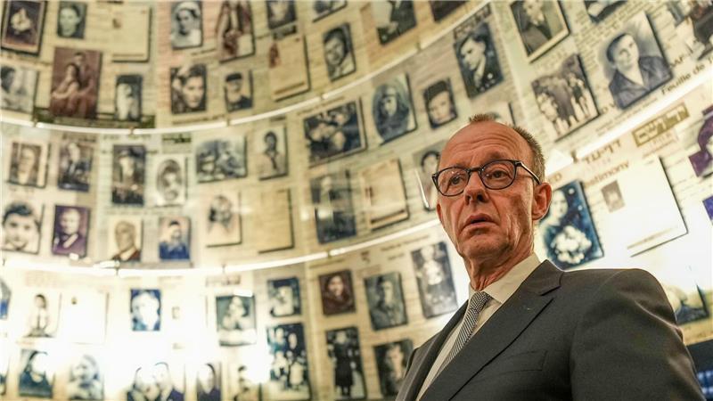 Merz besucht die Holocaust-Gedenkstätte Yad Vashem