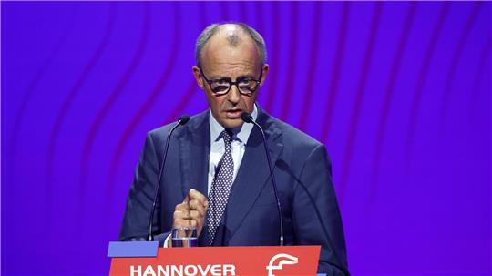 Merz betont zur Eröffnung die Bedeutung Brasiliens als Partnerland der Hannover Messe – und als wichtigsten Handelspartner Deutschlands in Südamerika.