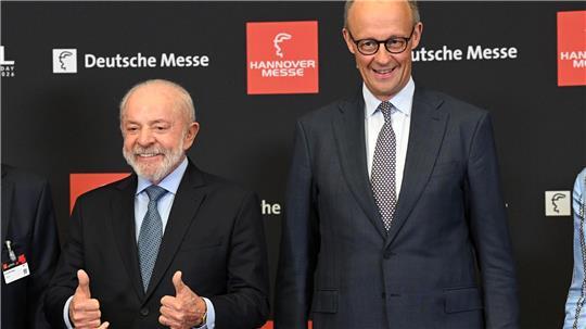 Merz erhofft sich von der Hannover-Messe ein Zeichen der Zuversicht