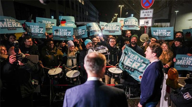 Merz hat nach den Umfragen derzeit die beste Chancen, aus der Wahl am 23. Februar als Sieger hervorzugehen.