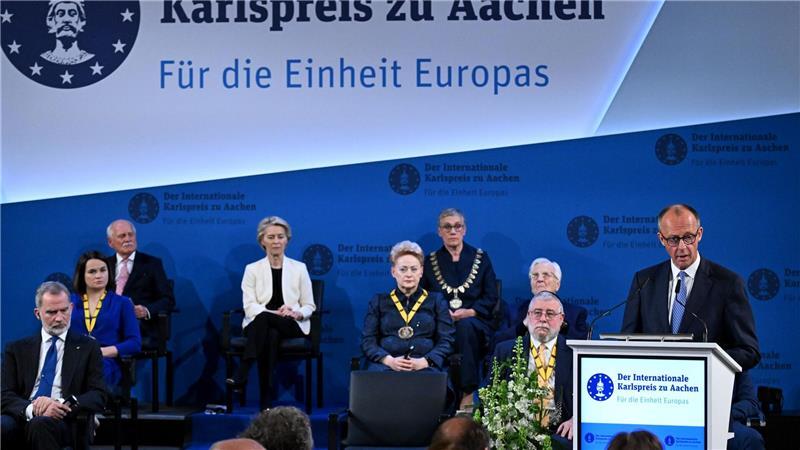 Von der Leyen: Unser Auftrag ist europäische Unabhängigkeit Merz ist überzeugt: Europa muss stark genug sein, um seinen Frieden zu sichern.