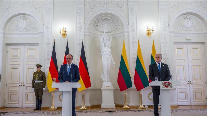 Merz sagt, die Sicherheit der baltischen Verbündeten sei auch Deutschlands Sicherheit.