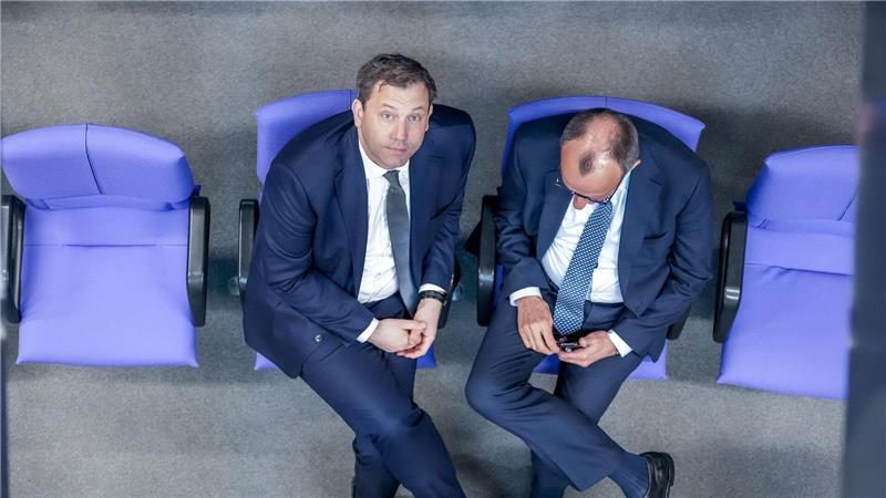 Merz und Klingbeil sind sich seit dem Wahlkampf näher gekommen. (Archibild)