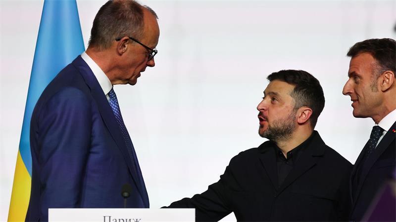 Macron überrascht mit Ankündigung von Manövern für Ukraine Merz und Macron äußern sich unterschiedlich zur multinationalen Truppe für die Ukraine.