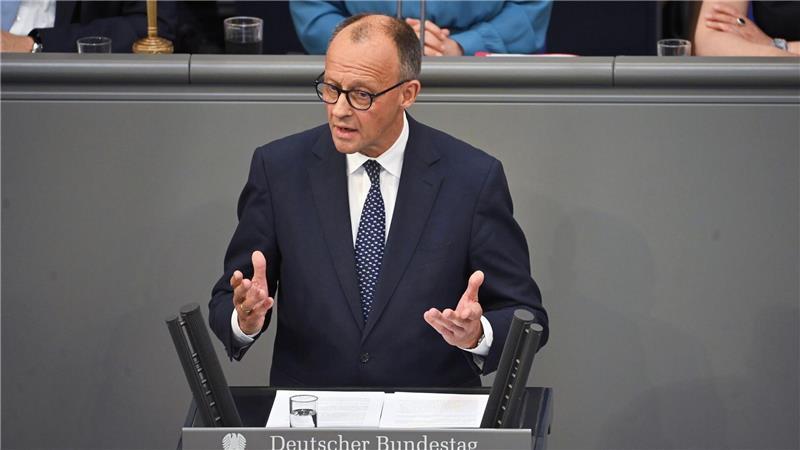 Merz verspricht in seiner ersten Regierungserklärung unter anderem „Wohlstand für alle“.