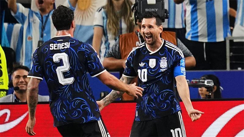 Team über Ego: Messis „wunderbare“ Geste als Edeljoker Messi jubelt über WM-Tor 19 für ihn