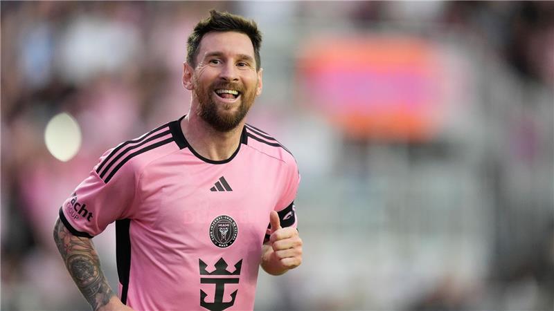 Neuer Vertrag in Miami - bis 2028: Messi-Zeichen auch für WM Messi spielt weiter für Inter Miami. (Archivbild)