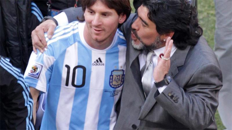 Ende der Messi-Ära im Nationalteam: „Tut in der Seele weh“ Messi wurde Maradonas legitimer Nachfolger. (Archivbild)