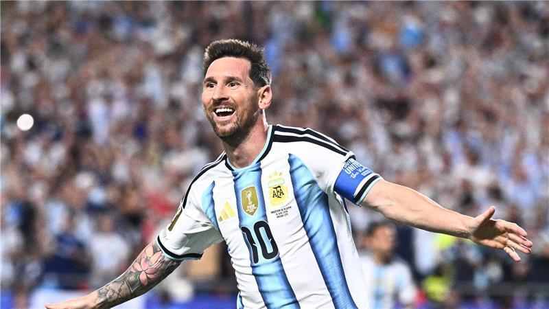Messi zum ersten, Messi zum zweiten, Messi zum dritten: Der Superstar war nicht aufzuhalten.