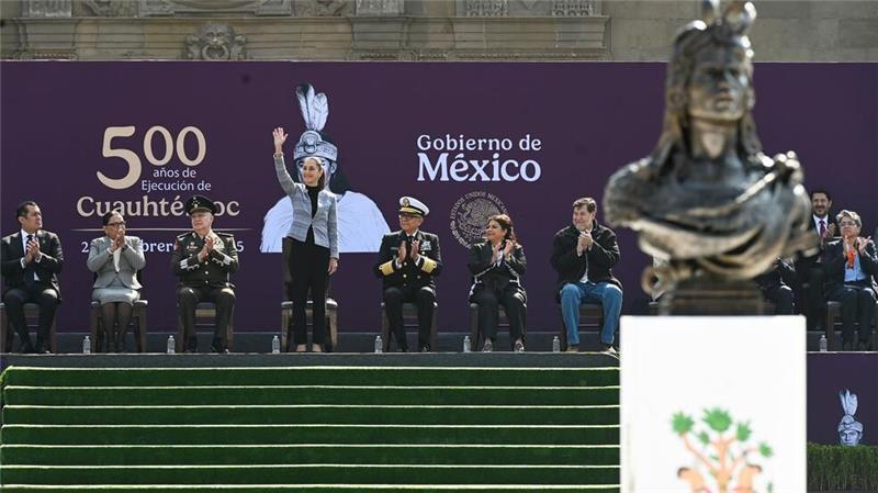 Mexiko hält den letzten Azteken-Herrscher für einen Helden gegen die Fremdherrschaft - nun hat das Land mit Donald Trump zu kämpfen.