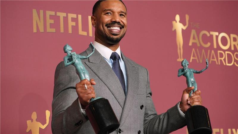Michael B. Jordan ist mit seiner Doppelrolle in „Sinners“ im Oscar-Rennen. (Archivbild)