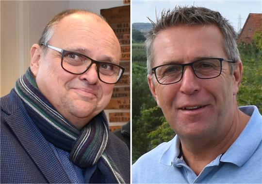 Michael Gosch (CDU, links) und Timo Gerke (parteilos).