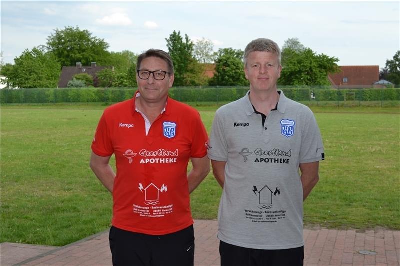 Michael Hein und Igor Sharnikau trainieren Fredenbeck.