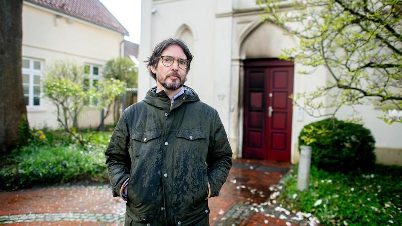 Ermittlungen nach Anschlag auf Oldenburger Synagoge unter Hochdruck Michael Stahl, stellvertretender Vorsitzender der jüdischen Gemeinde in Oldenburg.