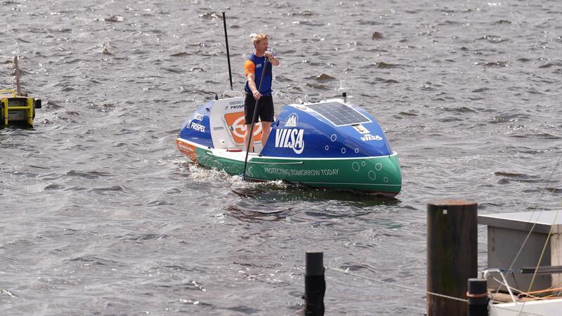 Michael Walther will im Herbst 2025 allein und ohne Hilfe den Atlantik auf einem Offshore-Stand-up-Paddle-Board überqueren.