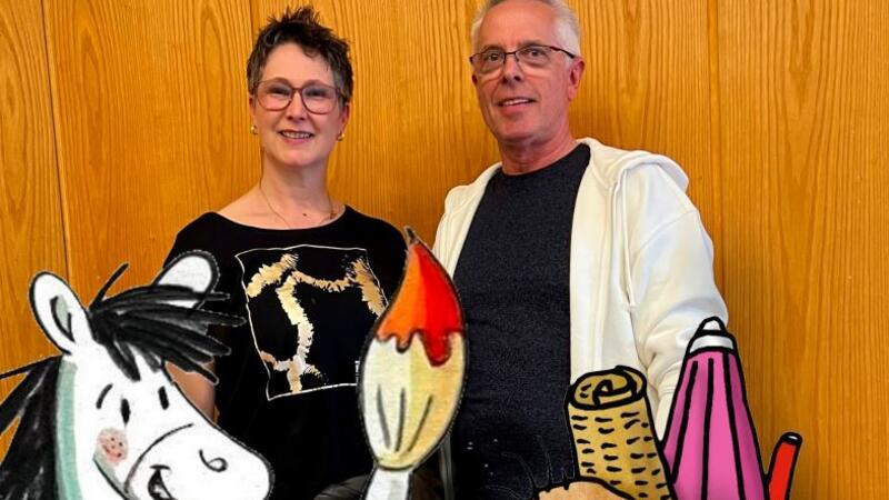 Michaela Heitmann und Manfred Kapmeyer stellen „Illustrationen und Cartoons“ in Neu Wulmstorf aus