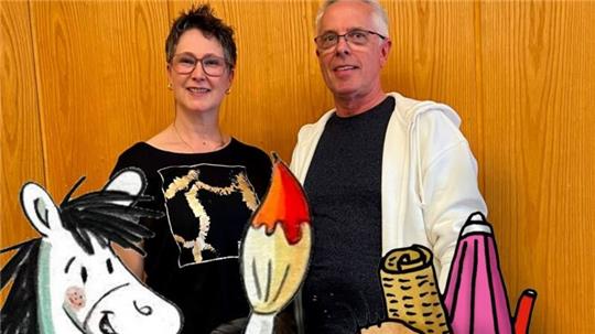 Michaela Heitmann und Manfred Kapmeyer stellen „Illustrationen und Cartoons“ in Neu Wulmstorf aus