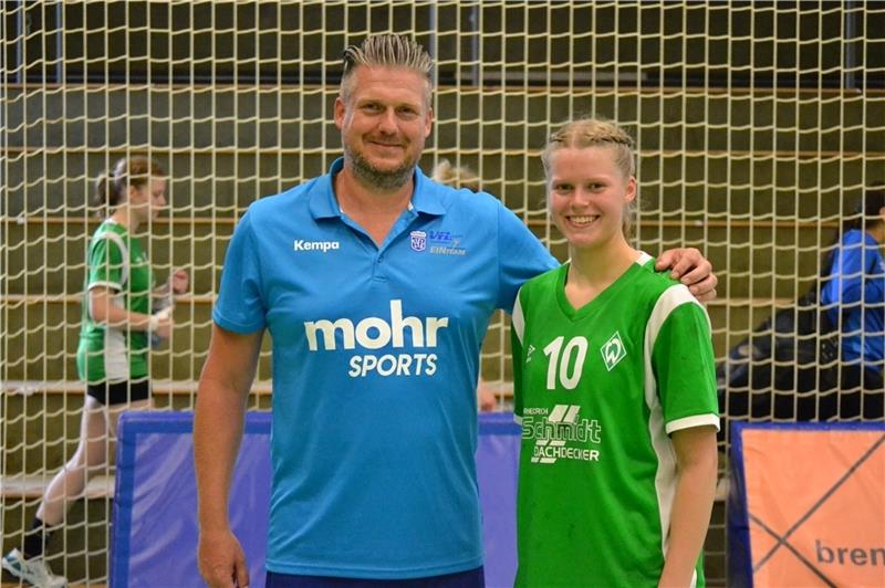Mieke Klintworth hat ähnliche Ziele, wie einst ihr Vater Hajo: Sie will in die Bundesliga. Die Fredenbeckerin ist gerade zu Werder Bremen gewechselt. Foto: Potreck