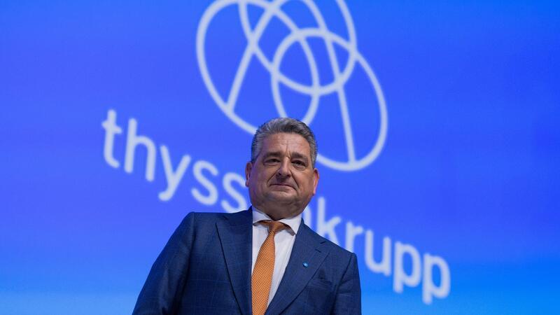 Thyssenkrupp rutscht in die roten Zahlen Miguel Ángel López Borrego ist Vorstandsvorsitzender von Thyssenkrupp.